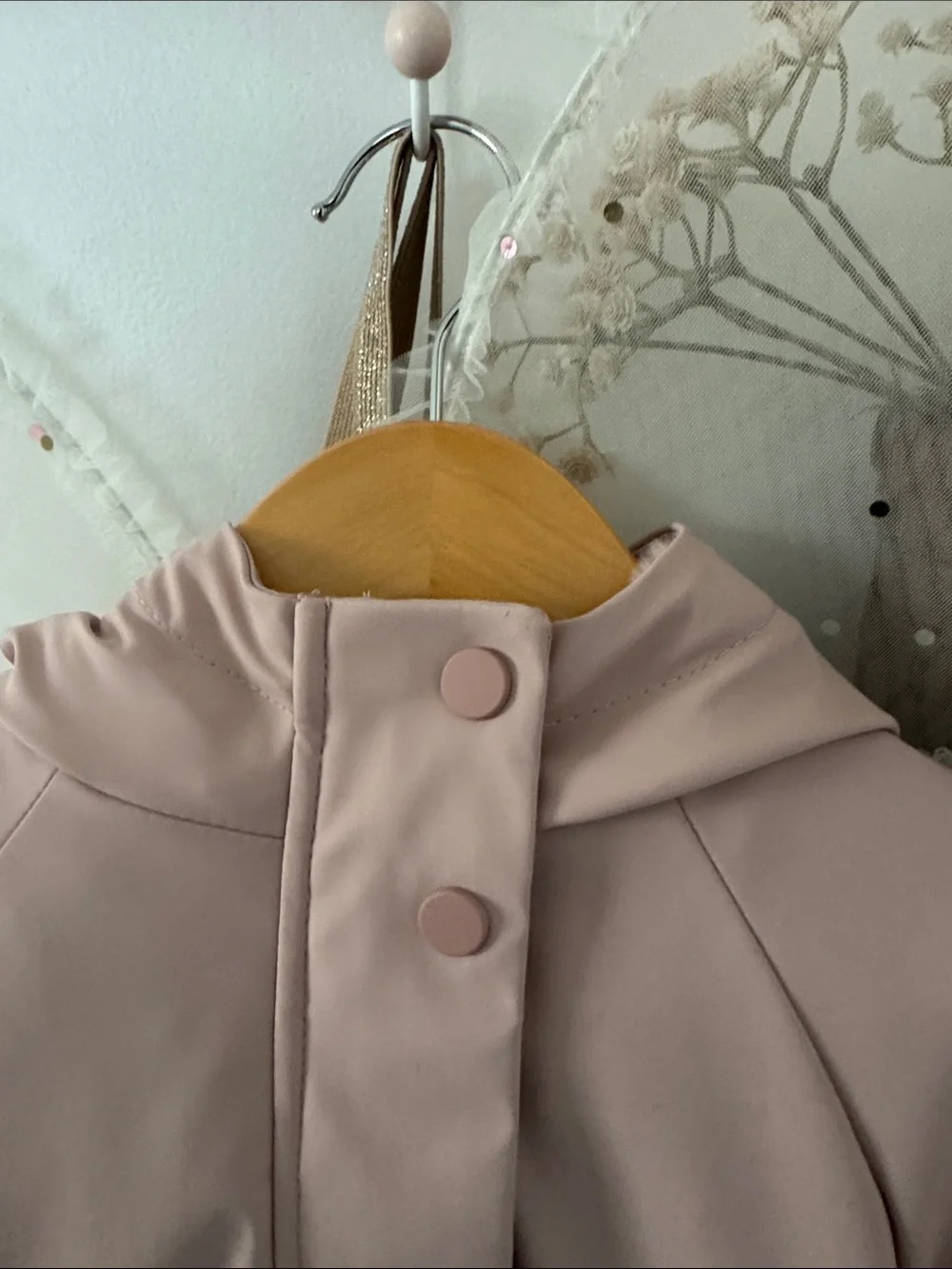 Zara Toddler Dusty Pink Rain Jacket